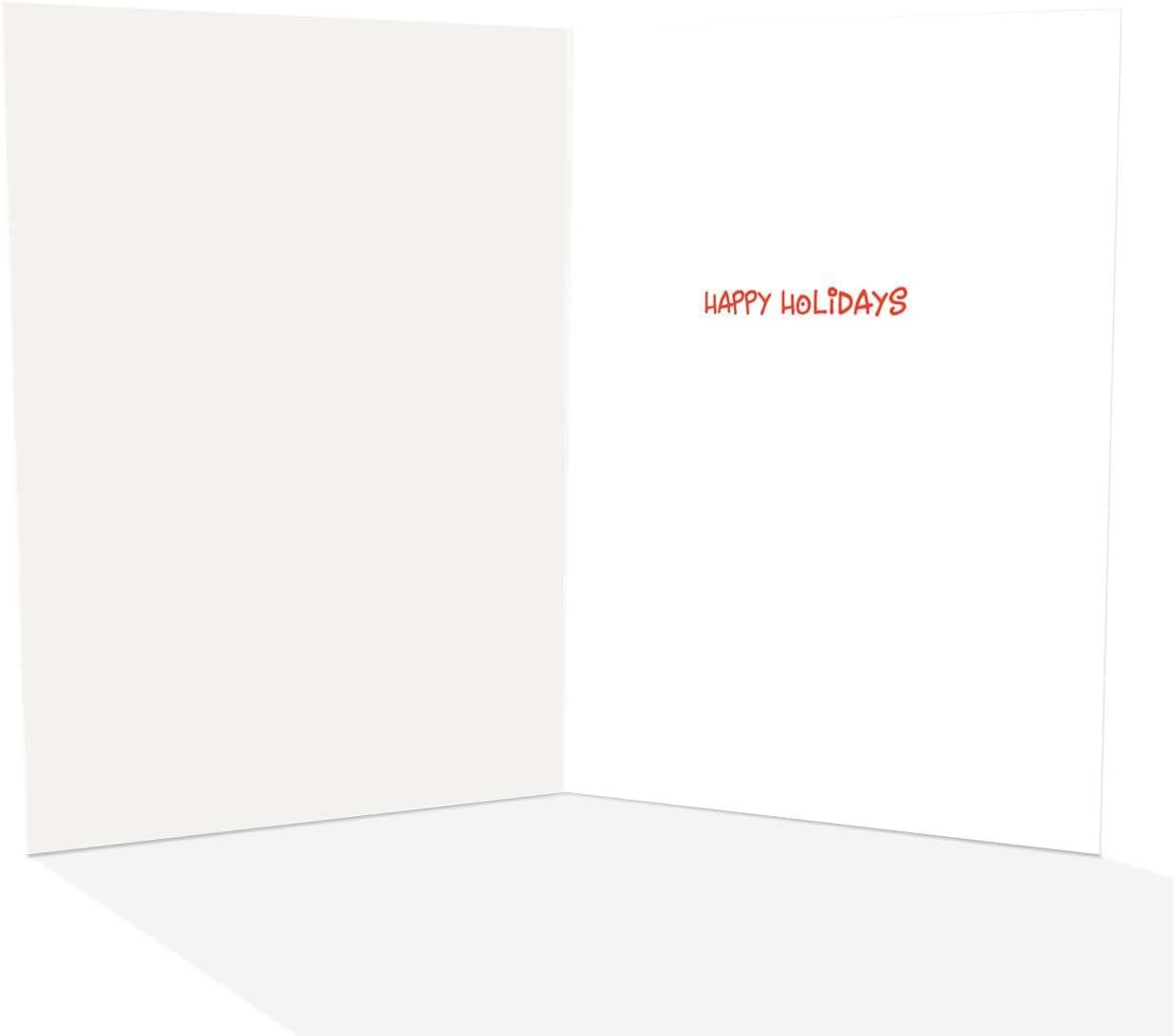 Stonehouse Collection |36 Personalized American Flag Christmas Cards & Envelopes | 36 Patriotic Flag Return Address Labels | 36 USA Flag Envelope Seal Stickers | USA Made (Matching Label)