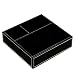 UnionBasic Flat 3-Slot Small PU Leather Drawer Tray Desk Stationery Sundries Gadget Organizer Storage Box Business Card Holder Key Container (Brown)