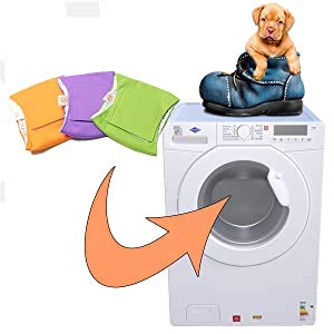 Petting Is Caring Male Dog Wraps Washable & Reusable Belly Band Diapers Materials Durable Machine Washable Doggie Pee Puppy Pads Diaper Trainer Potty - 3 Pack Set #TOP6