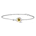 Plata de Ley 925 Pulsera de Piedra Natal de Noviembre Pulsera Infinity de Topacio Amarillo con Hermoso Joyería Regαlo de Navidad Cumpleaños de San Valentín Aniversario para Mujer Niña, 17+1.5+1.5cm