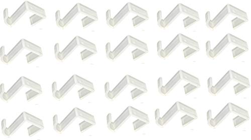 20x Fensterhaken Fensterclip Türhaken Fensterdekoration fast transparent Tür Dekohaken für Fenster & Türen Cover