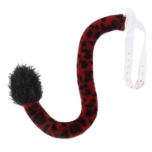 Queue d'animal en peluche longue 100 cm accessoire de costume Halloween Noël