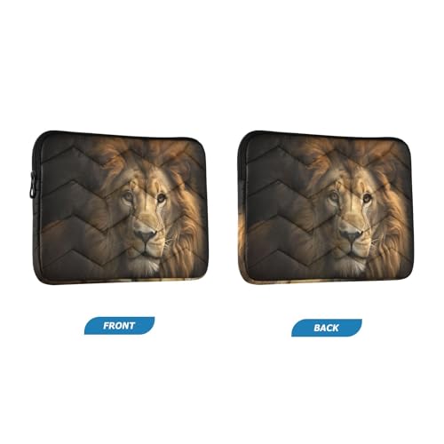Funda para Laptop 13-14 Pulgadas Diseño León Impermeable miniatura 2