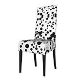 Convient à la plupart des chaises : housses de chaise universelles extensibles pour chaises Parson normales et à dossier haut. Conçu pour les chaises avec une hauteur de dossier de 45,7 à 55,9 cm, une longueur d'assise de 35,6 à 45,7 cm et une largeur d'assise de 38,1 à 50,8 cm. Ces housses de chaise de salle à manger offrent un ajustement idéal.