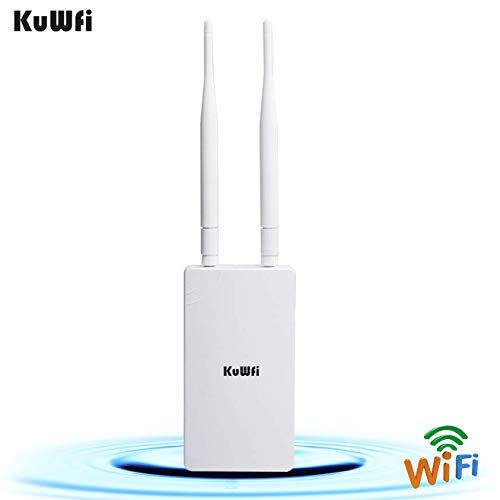 KuWFi 300Mbps Outdoor CPE Bridge Long Range WiFi Hotspot Outdoor Wireless Access Point