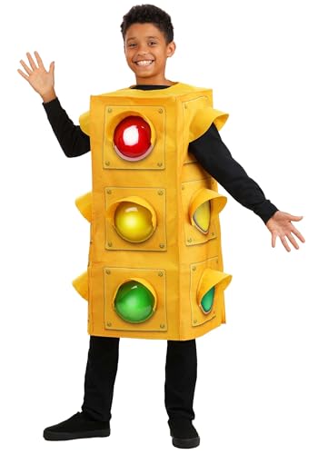 Fun Costumes Child Traffic Light Costume Tunic for Boys and Girls | Funny Halloween Outfit for Kids School Events and Parades Standard