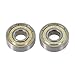 608ZZ Stainless Steel Bearings ABEC-11 Bearings for Skateboard Wheel Replacement, High Speed Roller Skate Bearings 608 ZZ, 2/4/6/8/10 Pack(2)