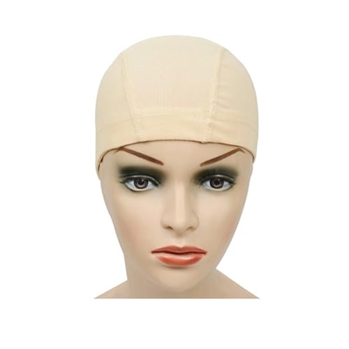 Filets à cheveux élastiques de tissage L - Bonnets en dôme beige pour perruques et extensions