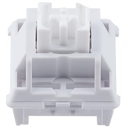 Image of MELETRIX WS White Silent Linear Mechanical Keyboard Lubed Switches, 5-Pin 45gf Quiet Pre-Lubed Switches with Standard MX Structure (35pcs)