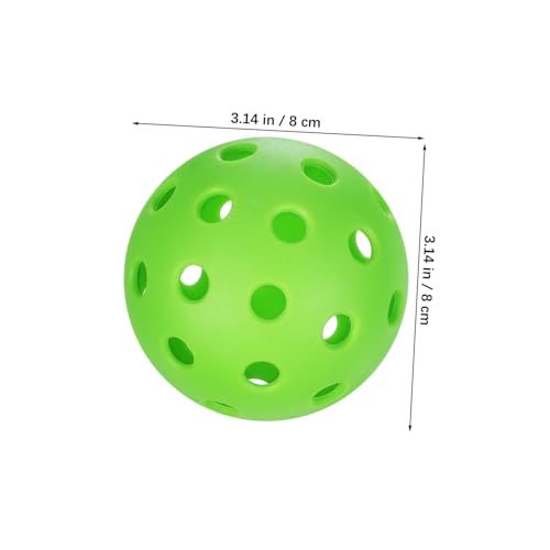 Hemoton 12 Pcs Hollow Practice Balls for Hitting Training Baseballs for Use Lightweight with Enhanced Visibility for Skill Development