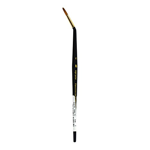 Image of Princeton Mini-Detailer Tight Spot Brush, Synthetic, Short Handle, Size 0, 1 Count