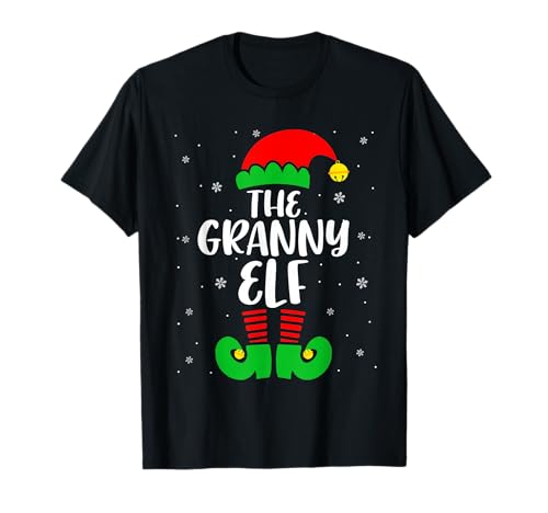 The Granny ELF Funny Christmas ELF Lover Matching Family T-Shirt