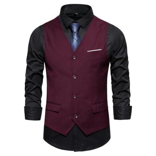 Gilet vintage pour homme avec revers pour structurer la silhouette au quotidien