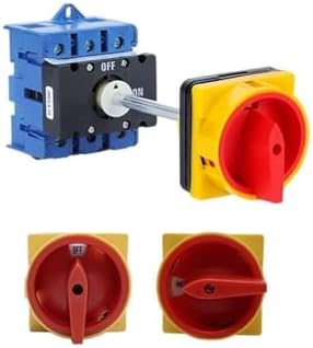 YMD11 Series 25-100A 3P 4P Isolator Switch Silver Contact ON-Off Rotary Cam Selector Cabinet Control Waterproof Box LW30(D Type-Box,4P 8Terminals,63A)