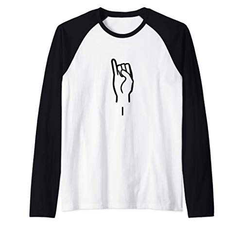 Alphabet de la langue des signes lettre I Manche Raglan