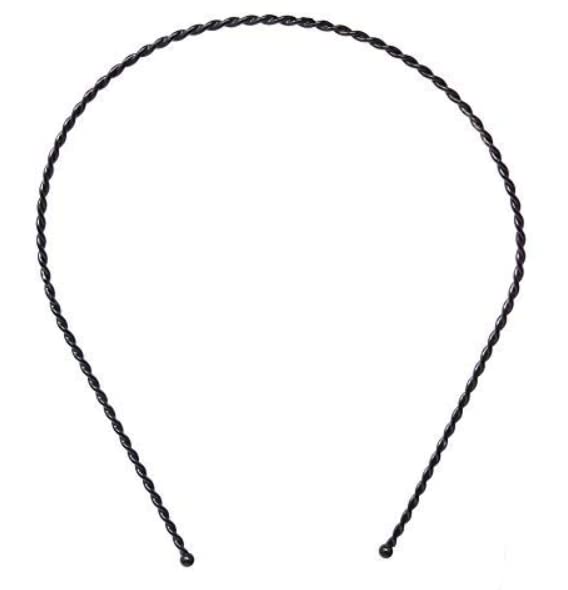 SBWC Spiral Head Band Unisex Men, Women Black Metal Spring Hairband For Daily Use Pack of 1 (B0BNNSN3B5) Amazon Price History, Amazon Price Tracker