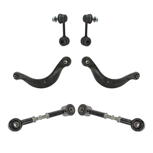 TRQ Rear Suspension Kit Control Arm Lateral Link Sway Bar Stabilizer Link Compatible with 2006-2012 Ford Fusion 2007-2012 Lincoln MKZ 2006 Zephyr 2006-2011 Mercury Milan MA5512101