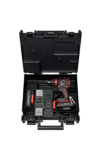 パナソニック(Panasonic) 充電ドリルドライバー 18V 3.0Ah電池パック×2個/充電器/収納ケース付 EXENA デュアル (14.4V/18V対応)+BRAIN 電子クラッチ搭載 Pシリーズ EZ1DD1N18D-R レッド 2枚目