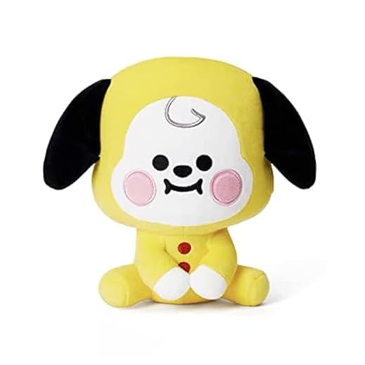 Lerion Cartoon Pillow for Kids,Pillow Doll Small Plush Puppets,Baby Series Character Cute Small Plush Stuffed Animal Figure Doll (Chimmy,7.8 inch)