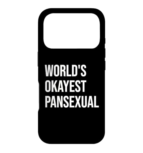 World's Okayest Pansexual Pan Pride LGBT Gay Queer LGBTQ �X�}�z�P�[�X iPhone 17 Pro �p