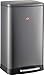 Wesco 385 731-77 Towerkick Abfalleimer, Metall, graphit matt,BxHxT 37,9x65,8x35,2cm