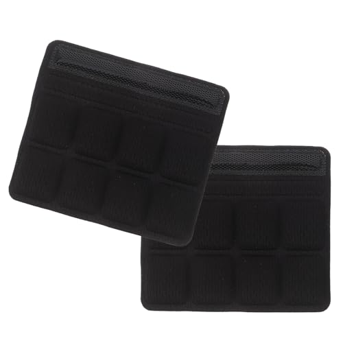 Almohadilla de barbilla para casco de motocicleta repuesto de correa de bicicleta negro