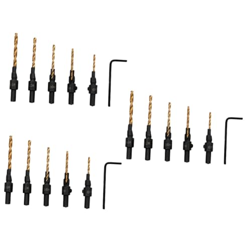 Forets à fraiser OSALADI kit de perçage bois mèche pour trou fraisé outillage métal