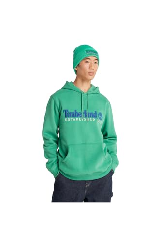 Timberland Men's Ls 50th Anniversary Est. 1973 Hoodie Bb Celtic Wb Sweatshirt, Celtc Green, M