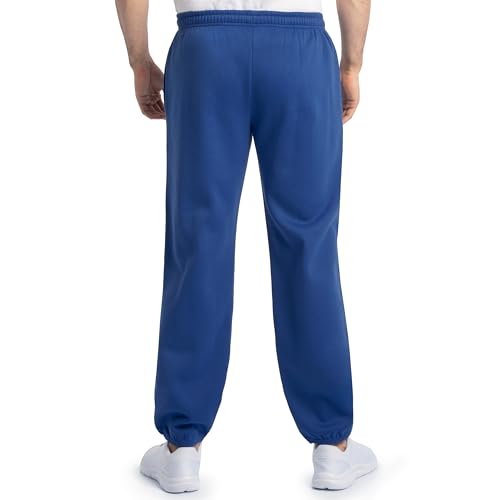 Image of Fruit of the Loom Eversoft Fleece Elastic Bottom Sweatpants with Pockets, Relaxed Fit, Moisture Wicking, Breathable