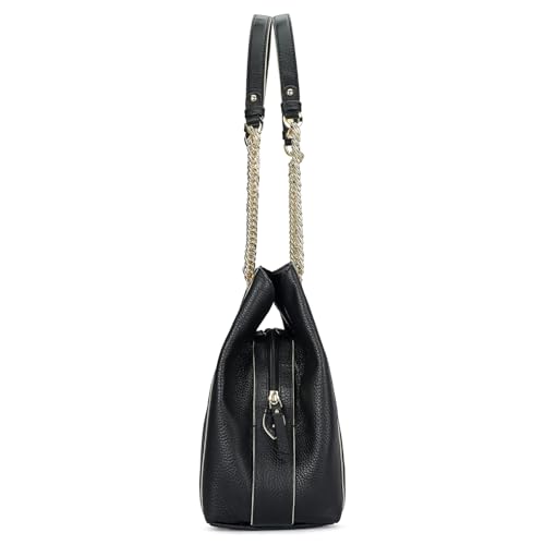 Image of Da Milano Leather Shoulder Bag for Women (00846OL)