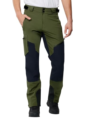 ATLASLAVA Hose Herren Wanderhose Wasserdicht Trekkinghose Atmungsaktiv...