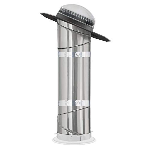 Velux TGR 010 0000 Sun Tunnel, 10  Tubular Skylight Acrylic Dome w Low-Profile Flashing & Rigid Tunnel