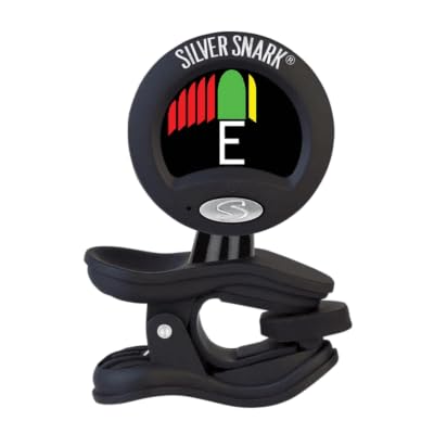 Snark 2 Clip-on All Instrument Tuner-Black and Silver SIL2-BLACK (Pack of 2)