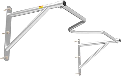 Pull Up Bar Gym Workout Strength Training Equipment Doorway Pull Rod-Ergonomic Tilt Handle-Maximum Stability Chin Raising Rod-Door Frame Protection, Multi Gymnasium, Strength Training Equipment,Steel #TOP23