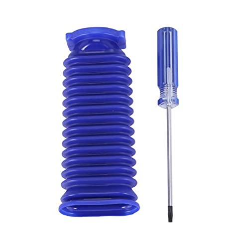 LICHIFIT Wymienna miękka pluszowa taśma klejąca niebieska rura węża do odkurzacza Dyson V7 V8 V10 V11 część zamienna