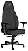 noblechairs Icon TX Chaise Gaming Tessuto - Poltrona da ufficio ergonomica, poltrona Gamer, 150 kg, sedia da gioco, sedia girevole in tessuto, cuscino incluso, colore: Antracite
