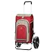 Produktbild Andersen Shopper Royal Alu klappbar mit Kugellagerrad Ø 29cm und 62 Liter Tasche Hydro 2.0 mit Kühlfach rot
