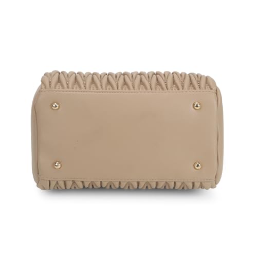 Image of Mochi Women Casual Pu Soft Body Zipper Closure Solid Sling Bag With 2 Pocket And 1 Compartments