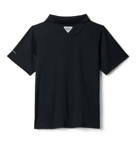 Columbia Youth Boys Slack Tide Short Sleeve Polo, Black, Medium - image 2
