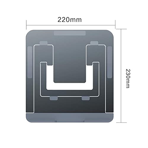 Soporte de refrigeración para computadora portátil y base de metal de aluminio 3