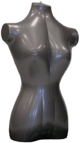 INFLATABLE HANGING HALF BODY FEMALE MANNEQUIN BUST DUMMY FORM CLOTHES DISPLAY