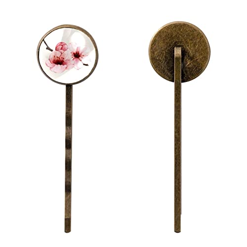 Épingle à cheveux fleur de pêcher pour maintenir et sublimer vos mèches - 2