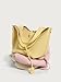 Rejolly Bucket Tote Bag for Women Polo Leather Shoulder Handbag Designer Purse Medium Size Pink
