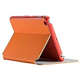 Speck Stylefolio Tablet Case for iPad Mini 3, 2, 1 Marmalade - Nickel/Poppy Red