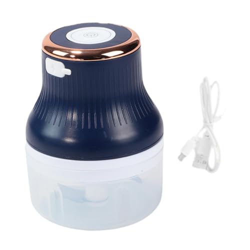 Gralara Mini eléctrica de, nueces, Carne, Pimienta, Cebolla, trituradora de Chile, Picar Cebolla, Jengibre, batidora de Mano inalámbrica para, Azul