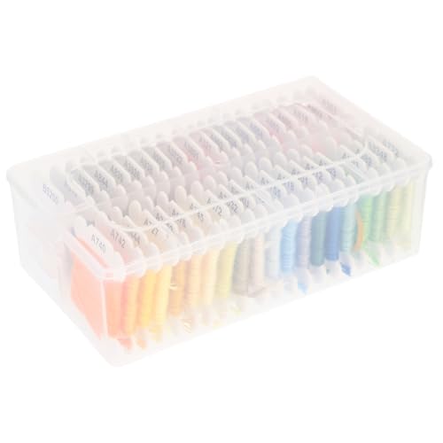 COHEALI Embroidery Bobbin Thread Set 40 Rolls 4m Dmc White Thread for Quilting Hand Sewing and Home Decor