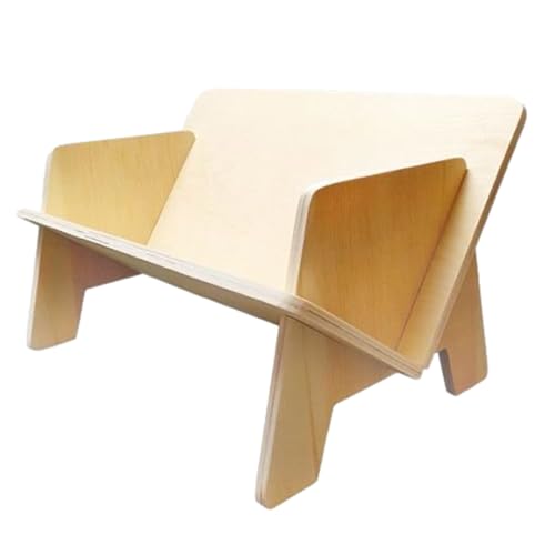 Schreibtischregal Aus Holz – 40 X 26 X 24 cm Große Bücherregale, Kompaktes Studien-Organizer-, Kleines Präsentationsregal | Funktionelles Büromöbelregal, Moderne Aufbewahrungslösung, Für Die Einr