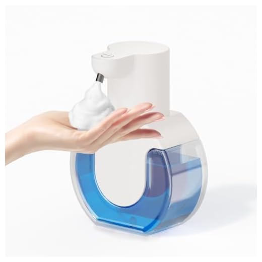 Automatic Soap Dispenser,15oz/420ml Touchless Foaming Soap dispensers,USB Rechargeable Hand Soap Dispenser for Bathroom Kitchen,4-Level Adjustable,Wall Mounted,Hands-Free, Easy for Toddlers