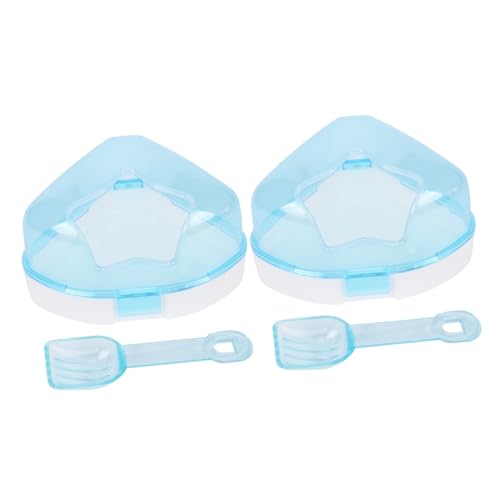 DOITOOL 2pcs Hamster Bathroom Star Bathtub Plastic Skid-Resistant Easy to Clean