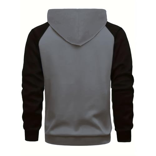 Men's Tactical Quarter Zip Hoodie Casual Fleece Raglan Sleeve Long Sleeve Sweatshirt with Pockets2